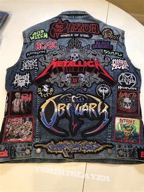 Metallica First Battle Vest TShirtSlayer TShirt And BattleJacket Gallery