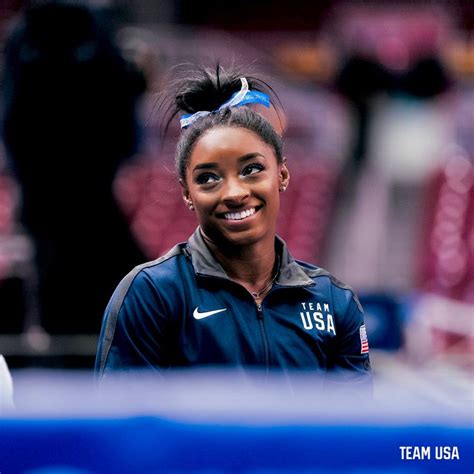 Simone Biles, Team USA in gymnastics, 2020 Tokyo Olympics Trials ...