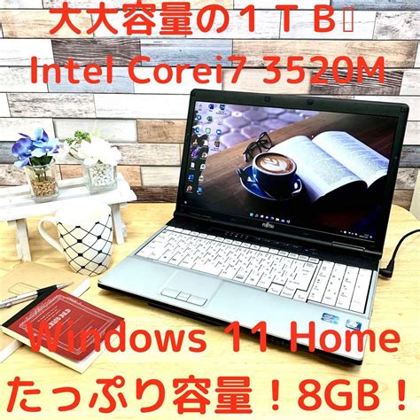 大容量1tb♪高性能core I7♪プロがバッチリ整備⭐️富士通ノートパソコン