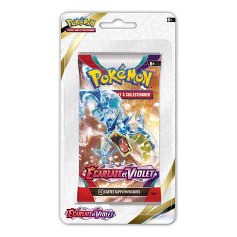 Artset Booster Pokémon Ev01 Écarlate Et Violet Sous Blister Jollycards