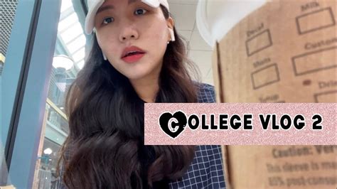 Vlog ③ College Life In Tx 미국 대학교에서 공부하는 것들 미국 대학생의 첫 중간고사 준비하기 먹고