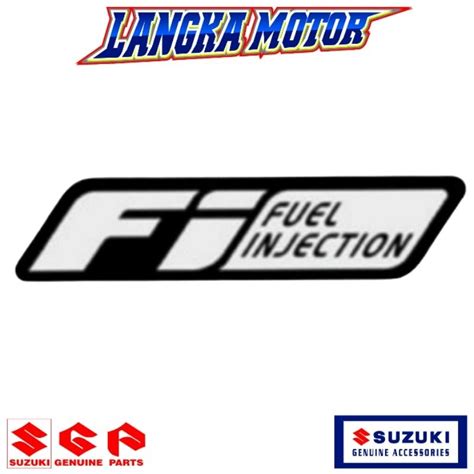 Jual Suzuki Ori Sgp Emblem Label Stiker Logo Fi Fuel Injection Motor