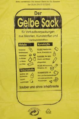 10 Rollen Wertstoffsäcke Gelbe Säcke Gelber Sack 260 Stück eBay