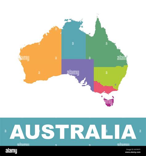 Map of victoria regions hi-res stock photography and images - Alamy