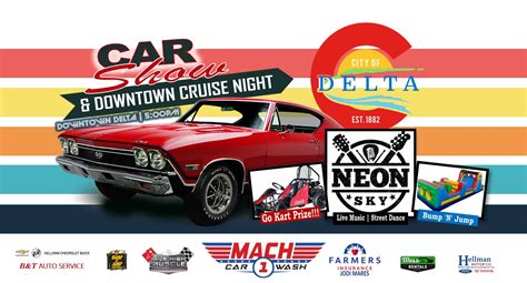 Deltas Downtown Cruise And Car Show Delta County Tourism