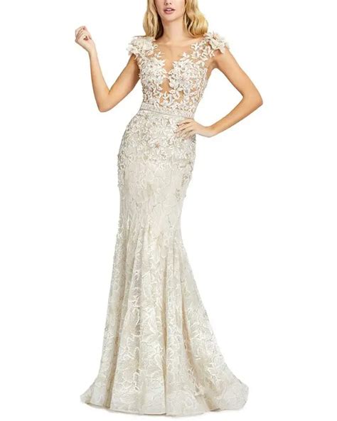 Buy Mac Duggal Mermaid Gown Nocolor At 55 Off Editorialist