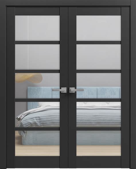 Wooden Interior Double French Doors