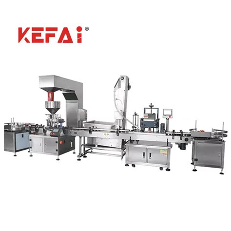 Kefai Automatic Can Jar Fish Food Granule Filling Capping Production