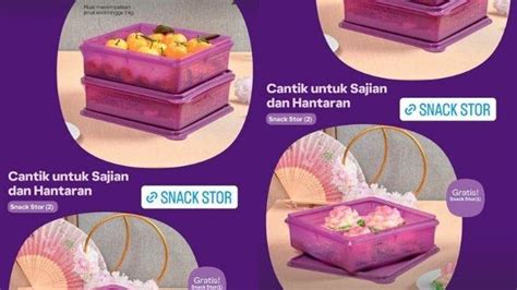 Katalog Promo Tupperware Edisi Bulan Januari Beli Snack Stor