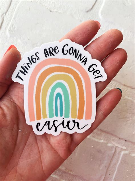 growing   vinyl die cut sticker motivational sticker