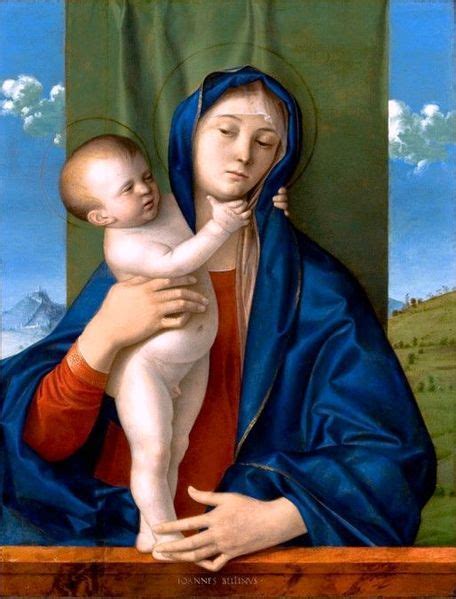 Giovanni Bellini Virgin With The Standing Child Embracing His Mother