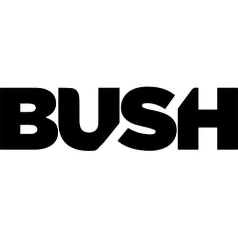 Bush Band Logo Decal Sticker - BUSH-BAND-LOGO - Thriftysigns