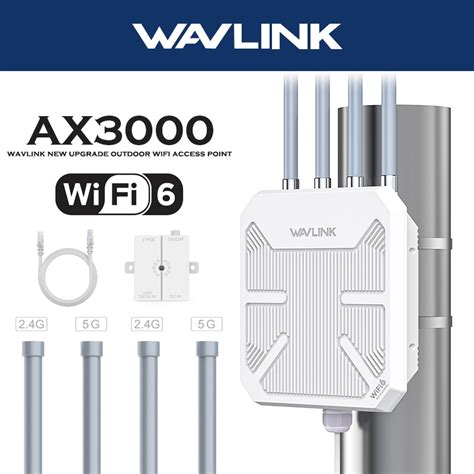 Wavlink Ax Outdoor Access Point Wifi Long Range Extender Outdoor