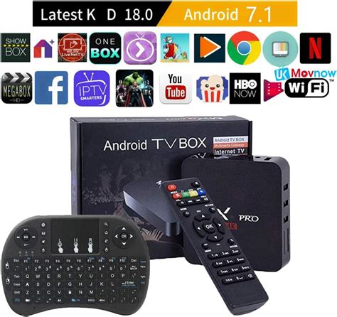 MX Pro 4K Android 7 1 TV Box 1GB 8GB RK3229 Quard Core Wi Fi Embedded