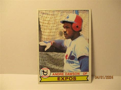 Topps Andre Dawson Expos Hof Hall Of Fame Ebay