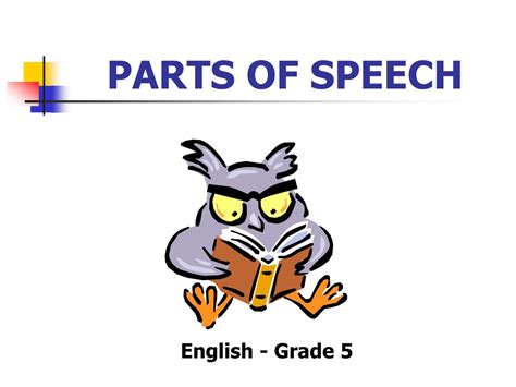 Ppt Parts Of Speech Powerpoint Presentation Free Download Id1043083