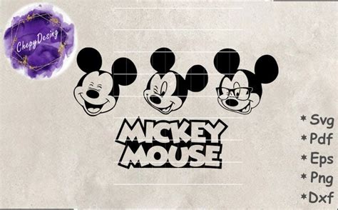 Mickey Svg, Mouse Clipart, Mickey Cut File, Mouse Png - Etsy