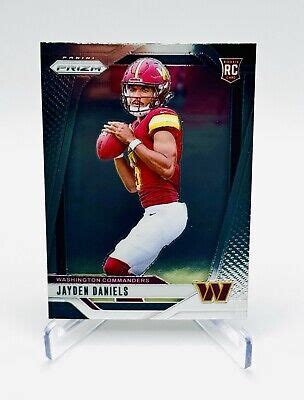 Panini Prizm Jayden Daniels Base Rookie Commanders Ebay