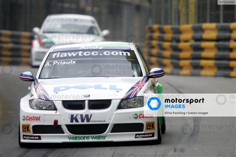 Andy Priaulx Gbr Bmw Team Uk Wtcc Guia Circuit Macau China Th