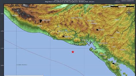 Fuerte sismo se registra en El Salvador - Noticias de El Salvador