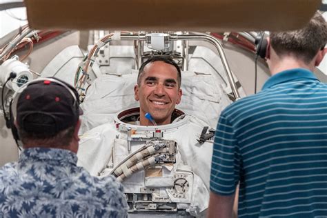 Nasa Astronaut Raja Chari Tries On A Us Spacesuit Flickr