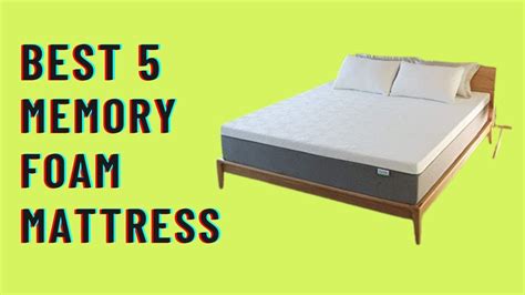 Best Memory Foam Mattress 2022 Top 5 Memory Foam Mattress Review [buying Guide] Youtube