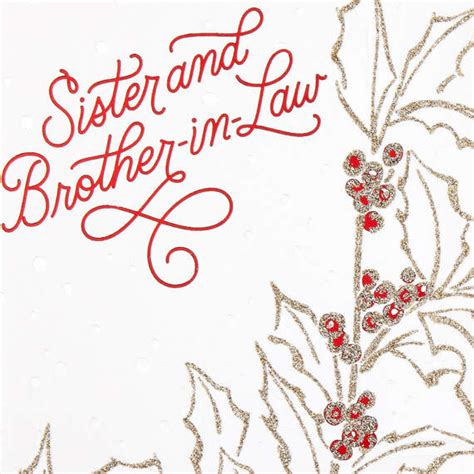 The Love We Share Christmas Card For Sister And Brother In Law Greeting Cards Hallmark