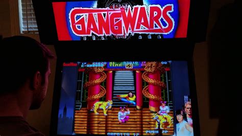 Gang Wars Arcade Cabinet Mame Playthrough W Hypermarquee Youtube