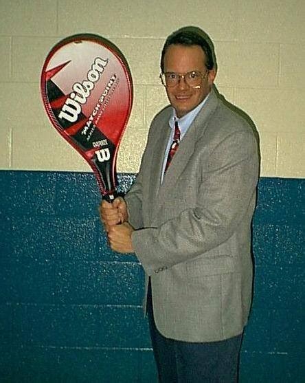 Jim Cornette tries tennis for the first time