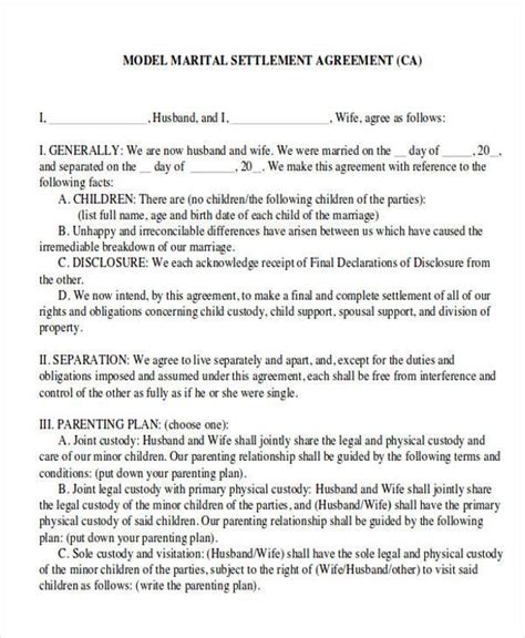 Free 72 Agreement Templates In Pdf Ms Word Excel