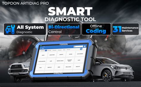 Topdon Car Diagnostic Tool Artidiag Pro With Online Coding And Bi