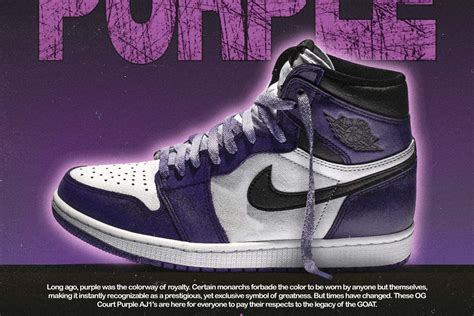 Air Jordan 1 Retro High OG "Court Purple 2.0" 04/11/20 – Capsule