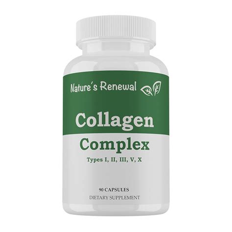 collagen complex types  ii iii   natures renewal
