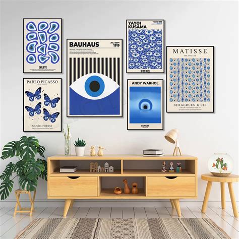 Matisse Print Sets Yayoi Kusama Posters Abstract Art Boho Wall Art