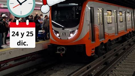 Estos serán los horarios del Metro y Metrobús de CDMX por Noche Buena y