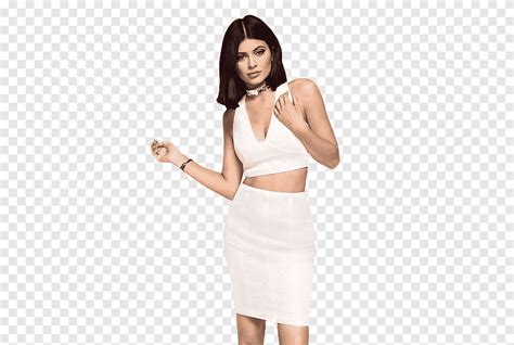 KYLIE JENNER Wanita Berpakaian Putih 2 Piece Png PNGEgg