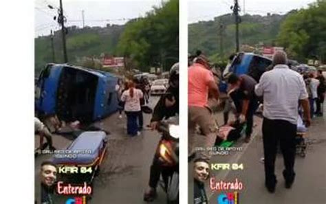 Bus Intermunicipal En Vía De Armenia Se Quedó Sin Frenos Y Se Volcó