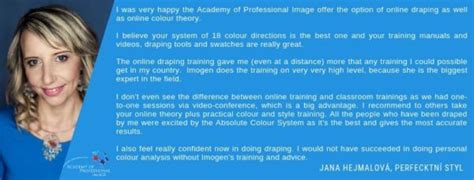 Certified Personal Colour And Personal Stylist Training Early Bird