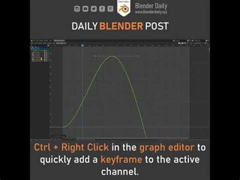 Quickly Add Keyframes In The Graph Editor In Blender YouTube