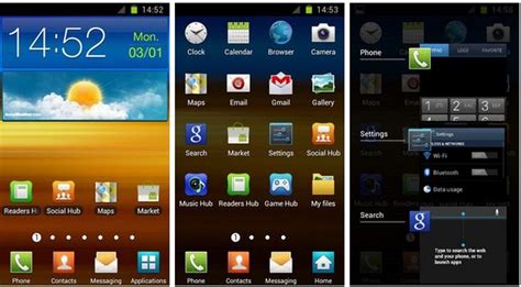 Ice Cream Sandwich Para El Samsung Galaxy S Va Tomando Forma