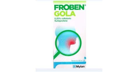 Froben Gola Collutorio Ml Sollievo Rapido Dal Mal Di Gola E