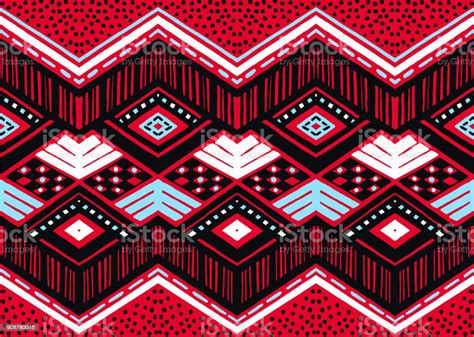 Geometric Folklore Ornament Tribal Ethnic Vector Texture Seamless