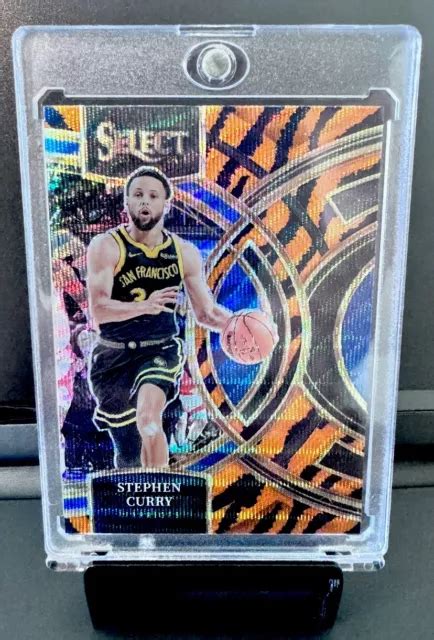 STEPHEN CURRY 2023 24 Panini Select TIGER PRIZM Premier SSP 145