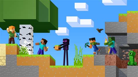 Download Video Game Minecraft Steve Minecraft Alex Minecraft