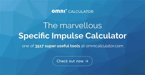 Specific Impulse Calculator