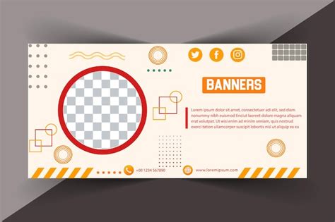 Premium Vector Creative Banner Template Design Vector