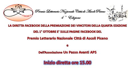 Premiazione Dei Vincitori Della 4 Edizione Un Passo Avanti Aps