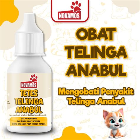 Jual NOVAMOS Obat Tetes Telinga Kucing Dan Anjing Anti Earmites Conge