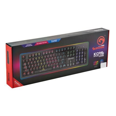 Teclado mecánico RGB Gamer KG916 Marvo