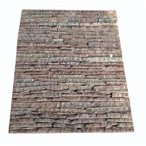 Beige Unpolished Water Fall Ledge Stones Wall Cladding Material Slate